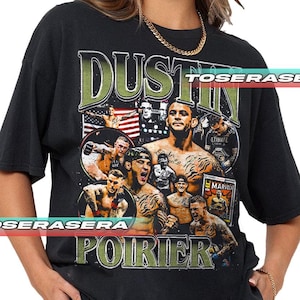 Dustin Poirier – UFC Fighter Tee – MMA Legend Graphic Shirt – Diamond Poirier Fan Gift – Unisex Fight Night Apparel TS13