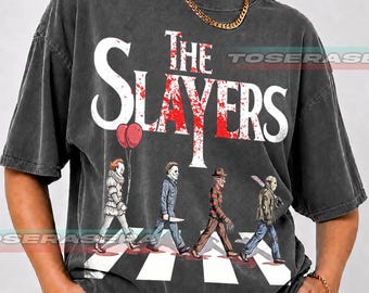 The Slayers band silhouette T-Shirt | Horror rock graphic tee