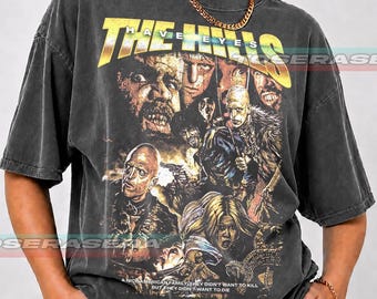 The Hills Have Eyes Horror Movie Fan T-Shirt, Creepy Graphic Tee (Graphite) FD