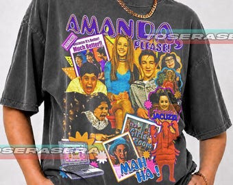 The Amanda Show Unisex Softstyle T-Shirt, Comedy Skit Variety Program Tee, Sketch Television Series Shirt, Funny TV Show Top, Retro 90s FD