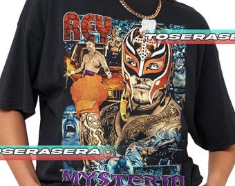 ヴィンテージ 90年代 WWE レイ・ミステリオ レスリング 619 Tシャツ M