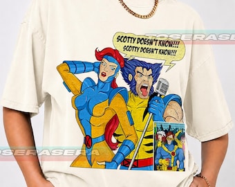 X-Men Scotty doesn't know Funny Meme T-Shirt BK