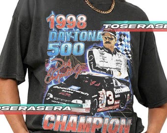 The Intimidator Dale Earnhardt Sr. Racing Graphic Tee – Retro NASCAR Gift – Unisex FD