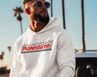 Palestine hoodie, Palestine graphic wear, Palestine sweatshirt, Palestine retro, Palestine streetwear, keffiyeh, keffieh, Palestine unisex