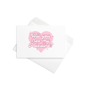 From Palestine with Love: Herzliche Valentinstagskarten