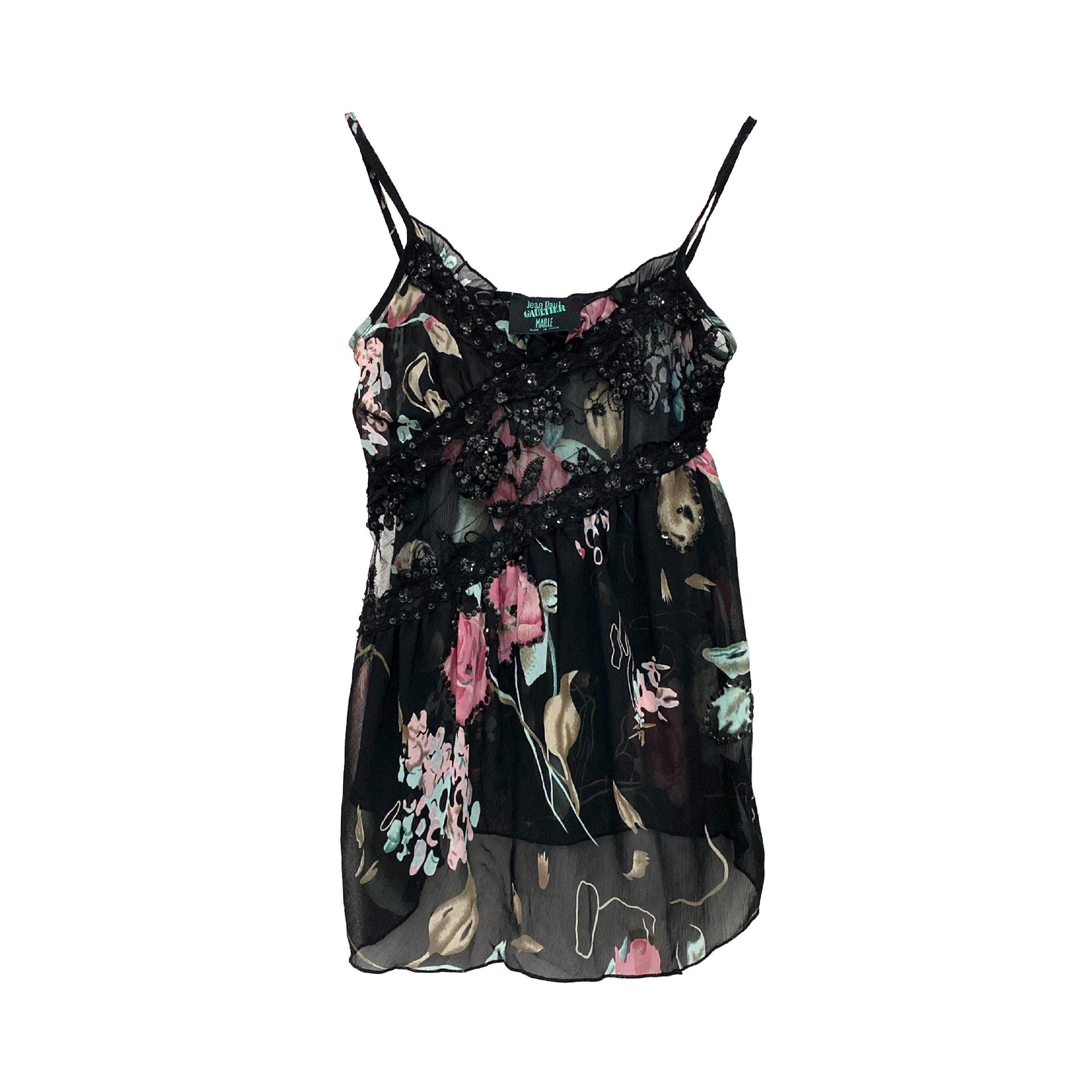 JEAN PAUL GAULTIER ジャンポールゴルチエ　キャミソール ジャンポールゴルチエ ファムJean Paul GAULTIER FEMME レース