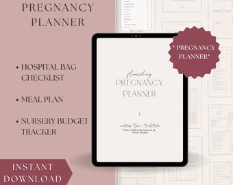 Digital Pregnancy Planner: Hospital Prep, Nursery Guide (PDF)