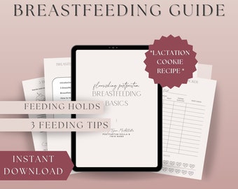 Breastfeeding Guide for New Moms: Supply Tips, Positions, Recipes (Digital Download)