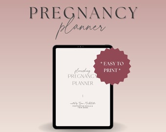 Pregnancy Planner Bundle: Digital Organizer & Mom-to-Be Guide (PDF)