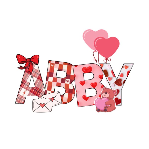 Personalized Name Valentines Png, Custom Name Valentine Png, Custom Name Png, Custom Valentine Png, Valentine Custom Png, Valentines Day Png