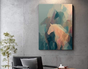 Reiter Wandbild, Pferde Druck, Minimalistische Reiter Wand Kunst, Geschenk für Pferdeliebhaber