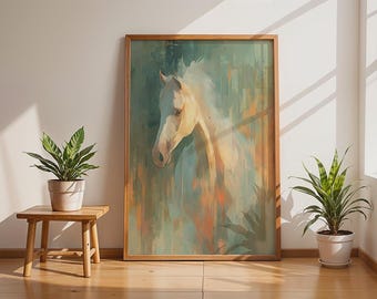 Reiter Wandbild, Pferde Druck, Minimalistische Reiter Wand Kunst, Geschenk für Pferdeliebhaber