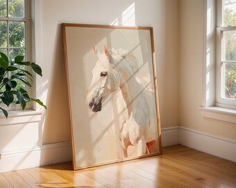 Reiter Wandbild, Pferde Druck, Minimalistische Reiter Wand Kunst, Geschenk für Pferdeliebhaber