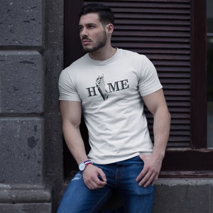 Home ist Palästina T-Shirt, Unisex Palästina Shirt, Freies Palästina T-Shirt, Gaza Shirt, palästinensische Karte Shirt, Frieden Shirt