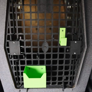 Ruff land accessory kit- Package 3 - NO CHEW mounting- Includes name tag, leash hook, small kennel basket- Fits all sizes