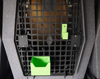 Kit de accesorios para jaula pequeña Ruff Land - Paquete 3 - Montaje anti-mordeduras - Incluye placa de identificación, gancho para correa, jaula pequeña - Se adapta a todos los tamaños