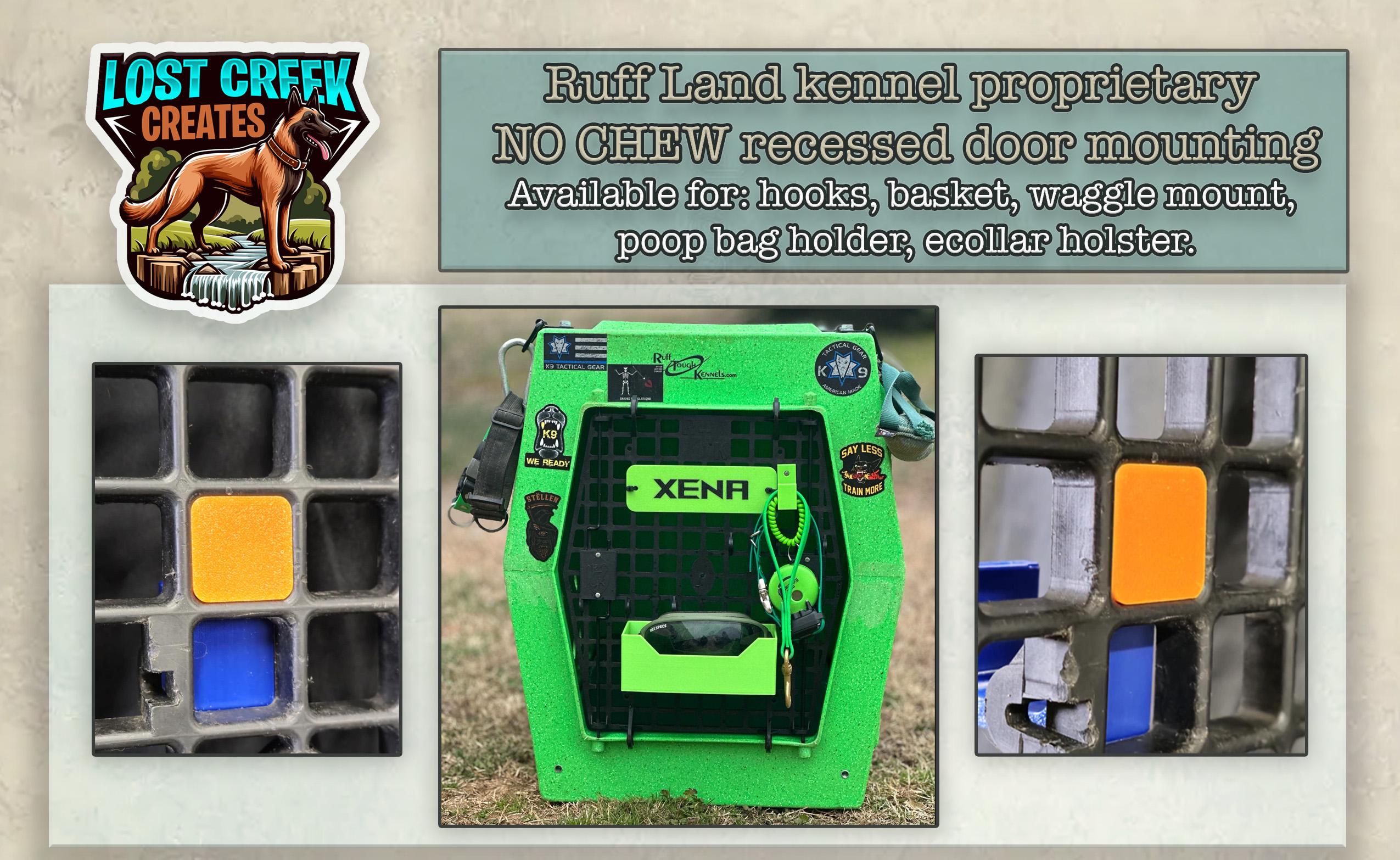 Ruff Land Accessory Package 1- NO CHEW Door Mounting- XL, Large