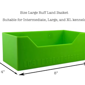 Grand panier pour porte de chenil Ruff Land, montage NO CHEW - convient aux chenils XL, grands et intermédiaires