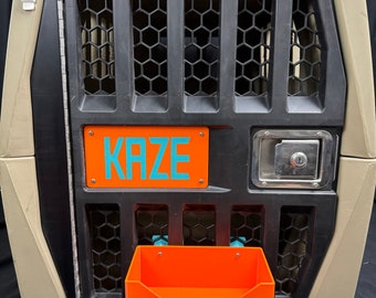 Gunner Kennel Accessory Package 1 - Intermediate and Large kennels only - Kennel name tag, top or bottom tag, and kennel basket