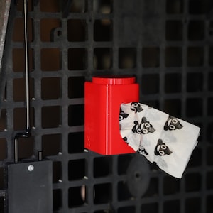 Poop Bag holder for Ruff Land Kennels, NO CHEW mounting, All Size Kennels