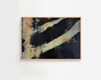 Wabi Sabi Abstract Art Print – Neutral Japandi Decor (Digital Download)