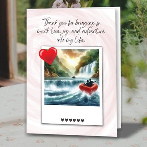 Valentines Day 5x7 Card Digital Download  Outdoor Adventures Love      Printable Card Unlimited Printing Valentine&#39;s Card Instant Download