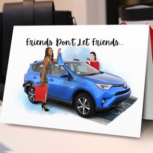 Lustige Freunde einkaufen DIGITAL druckbare lustige Karte 5x7 Freundin Einkaufstaschen Freunde Einkaufsbummel Unbegrenzter Druck Sofortiger Download
