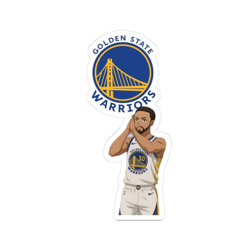 Steph Curry Sticker | Golden State Warriors - Etsy