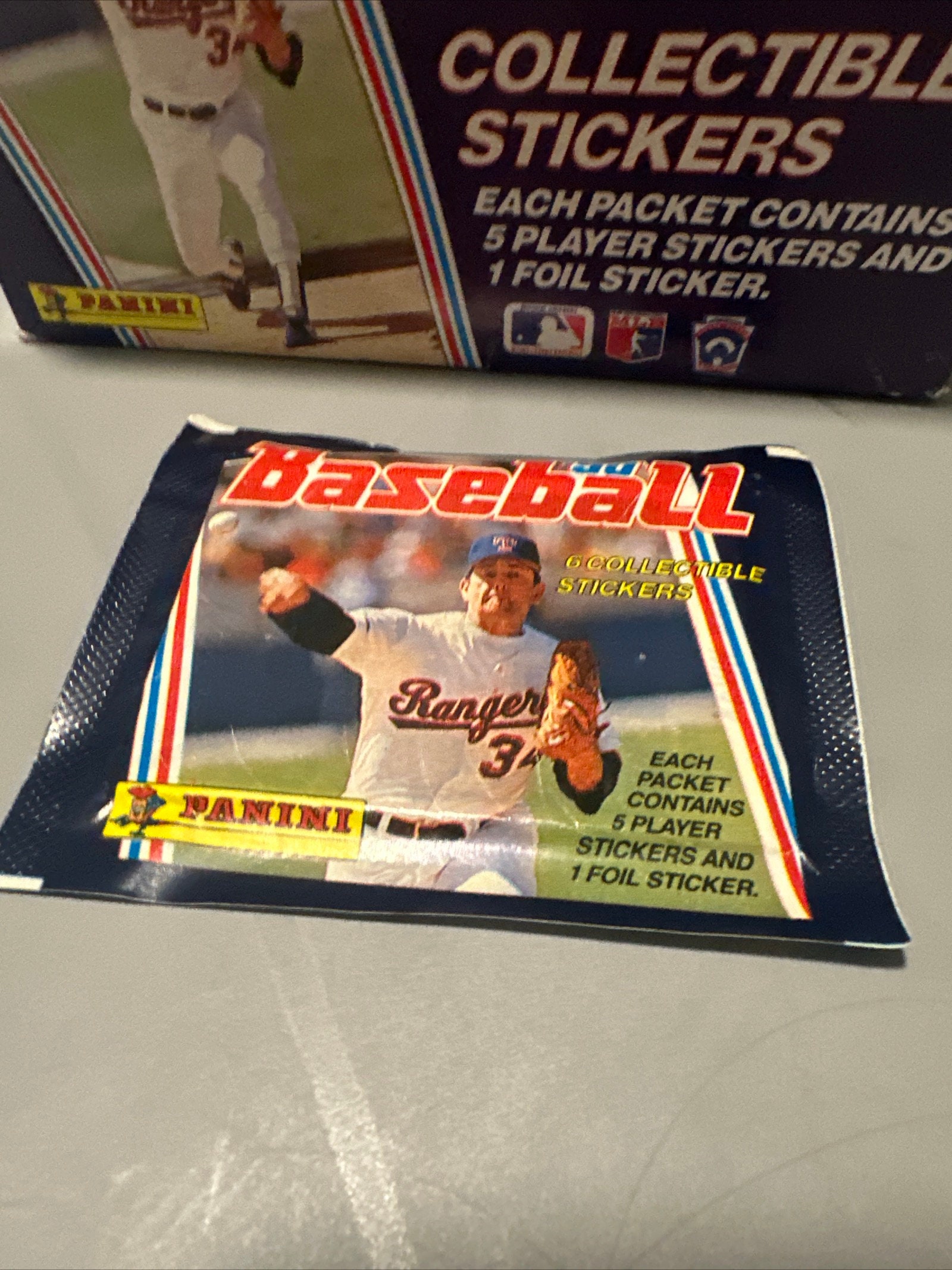 世界有名な PACKS- 5 Panini 5 Pack Sticker Collectible Baseball '90 ボックス