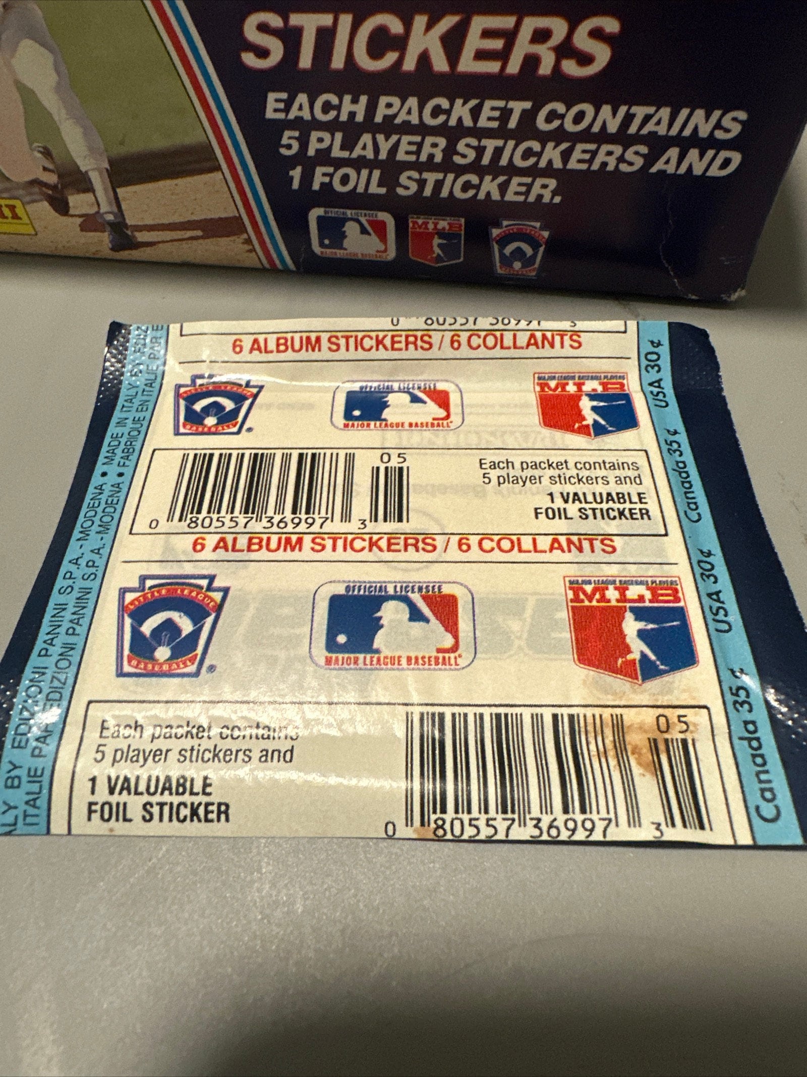 【セール】福袋のファッション通販 5 PACKS- Panini '90 Baseball Collectible Sticker Pack 5 ボックス
