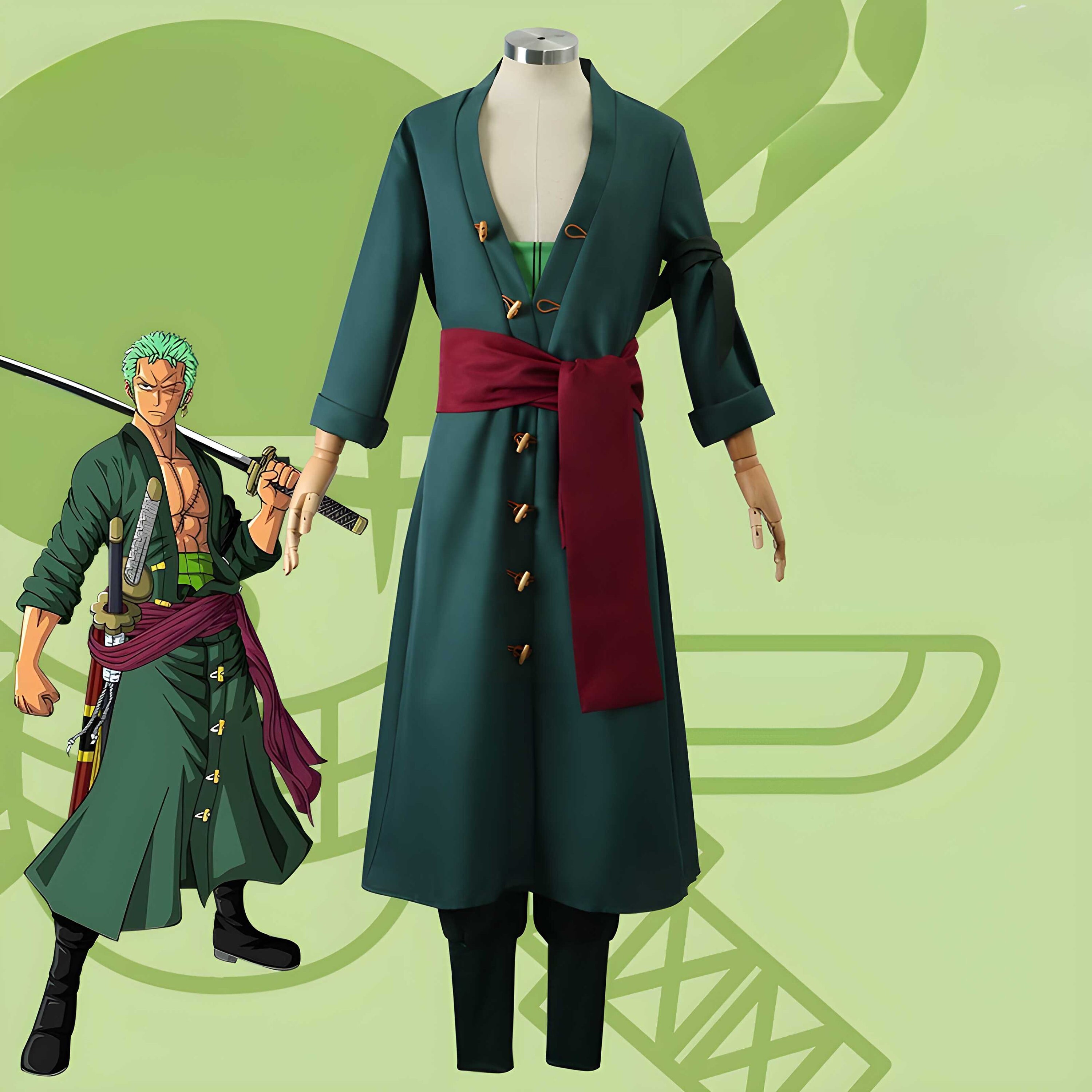 Roronoa Zoro One Piece Cosplay Set Etsy