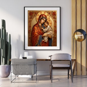 Byzantiner Maria und das Jesuskind Bel Art DIGITAL DOWNLOAD