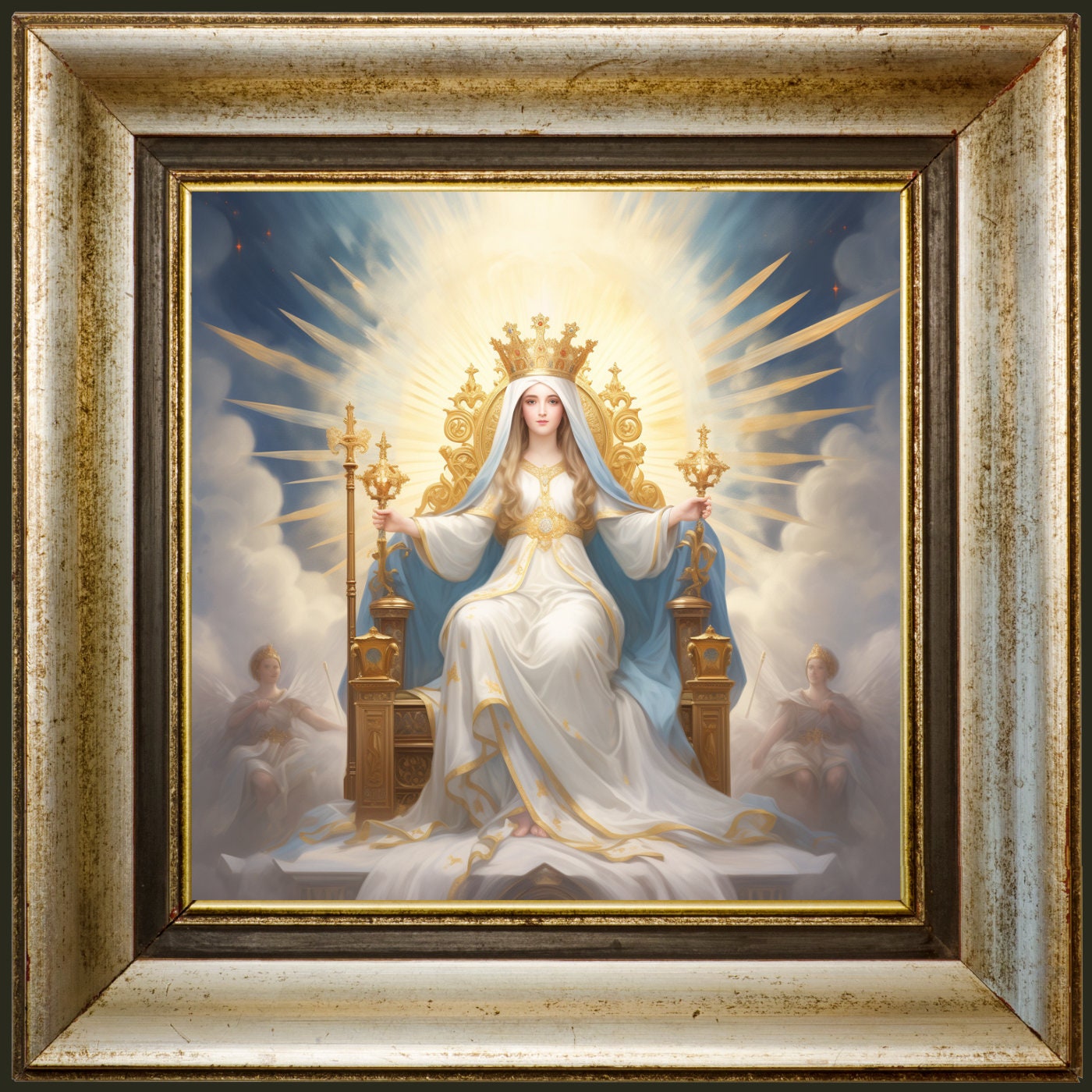 Blessed Virgin Mary Queen of Heaven and Earth Bel Art DIGITAL DOWNLOAD ...