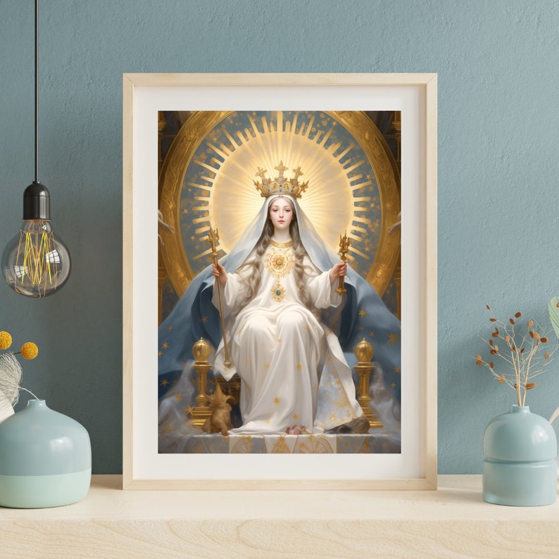 Blessed Mary Queen of Heaven and Earth Version 2 Bel Art DIGITAL ...