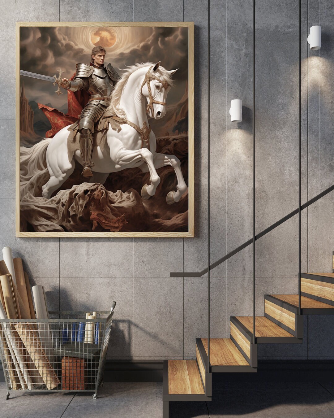 St. George Patron Saint Art Print (digital Download) - Etsy