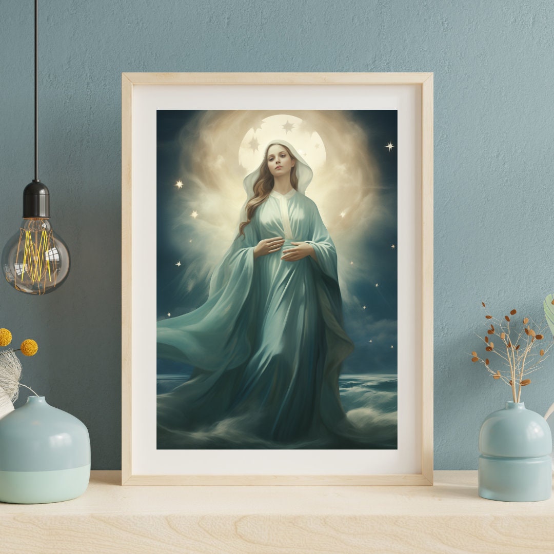 Our Lady Star of the Sea Bel Art DIGITAL DOWNLOAD - Etsy