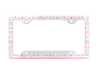Coquette Floral Love Shack metalen nummerplaatlijst
