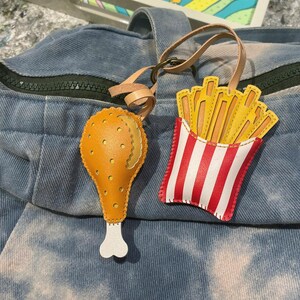 Chomp Me Up Patty Leather Charm