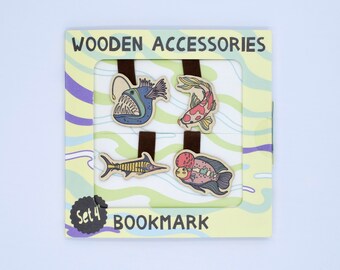 Cute and Colorful Insects-inspired Bookmarks, Vintage Magnet Bookmarks, Artistic Wooden Bookmarks, Handmade Wooden Bookmarks, Unique Gift