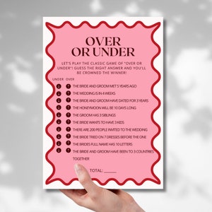 Minimal Hens and Bridal Shower Games | Bridal Bingo | Bachelorette Party | Wavy Border | Welcome Sign| Instant Download | Template Canva