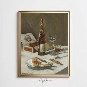 素朴なクリスマス絵画、男の隠れ家デジタルアートプリント、ヴィンテージウォールアート、ムーディーなカクテルウォールアートホームオフィス装飾バーテンダーギフト