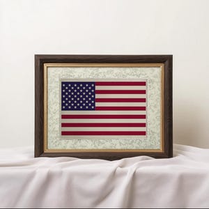 American Flag Printable Art, 4th of July Patriotic Wall Decor, Rustic USA Flag Digital Download for Summer #5011