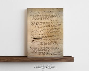 Himno Nacional de la Bandera Estrellada Imprimible, Arte de Pared Patriótico Vintage, Decoración del 4 de Julio de EE. UU., Arte Histórico de Estados Unidos