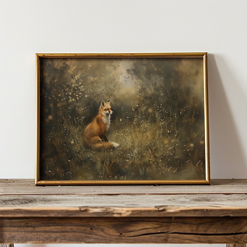 Fox Print - Etsy