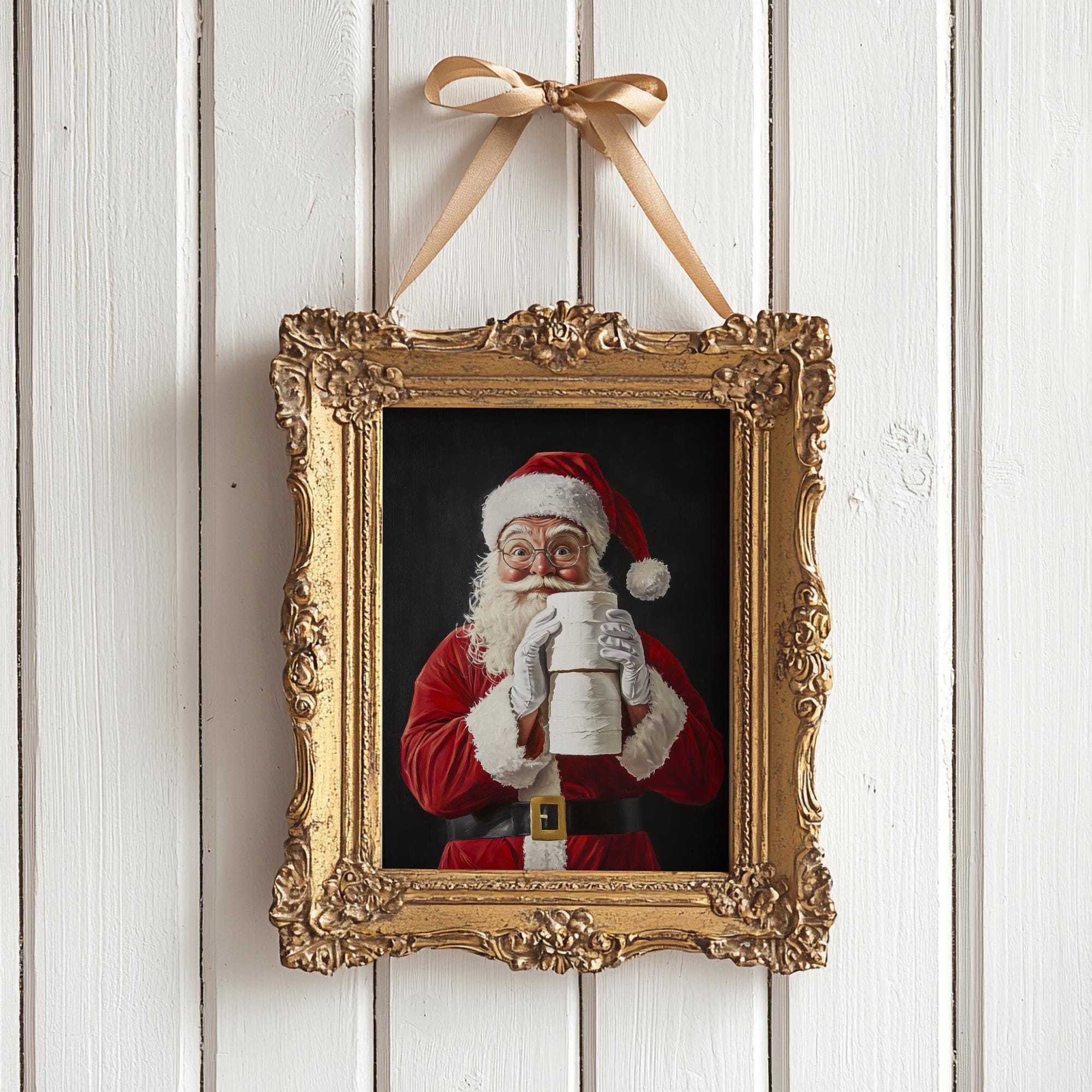 Art Mural Vintage Père Noël Toile Cadeau Noël Parfait - Canada