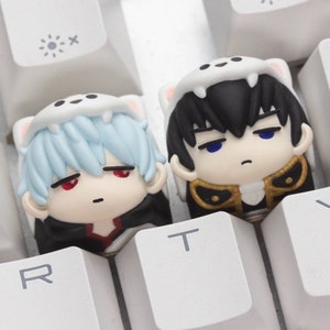 Gintama Manga Serie Artisan handgefertigte Tastenkappen Cherry MX Für mechanische Tastatur, süße Tastenkappen, benutzerdefinierte Tastenkappen