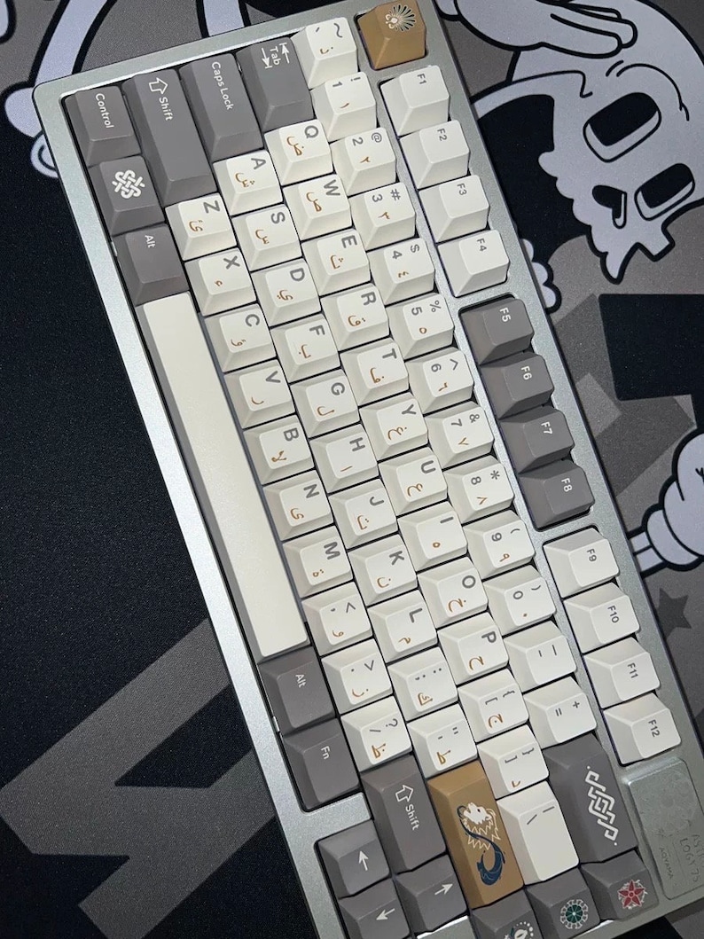 Alhambra English Arabic PBT Keycaps: Cherry Profile, Custom Set - Etsy