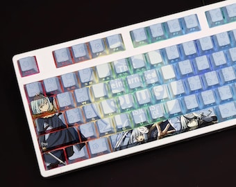 Rimuru Tempest Keycaps: PBT Cherry Profile, 108 Keys