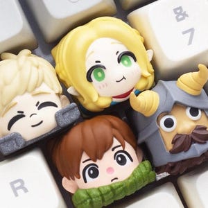 Deliziosi tasti artigianali Dungeon fatti a mano Cherry MX per tastiera meccanica, tasti carini, tasti personalizzati