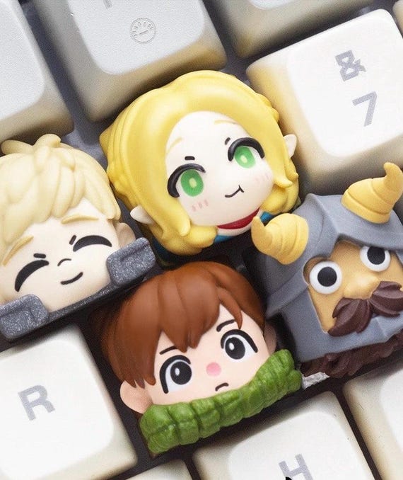Delicious in Dungeon Keycap: Artisan Handmade Cherry MX Keycap - Etsy